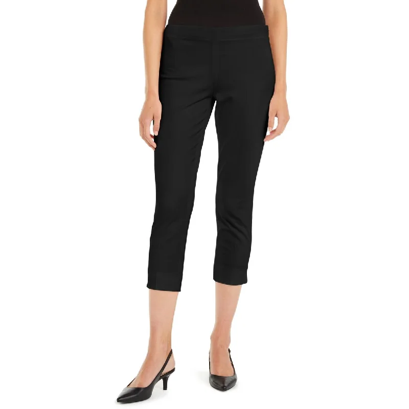 Elie Tahari Womens Juliette Capri Flat Front Dress Pants Stylish Casual Pants