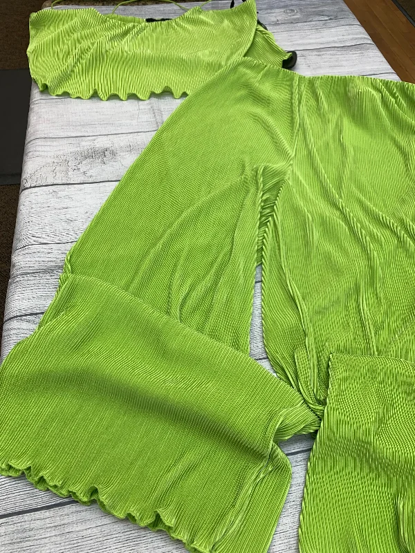 Green Pants Set 2pc Forever 21, Size 1x Cozy Maternity Pants