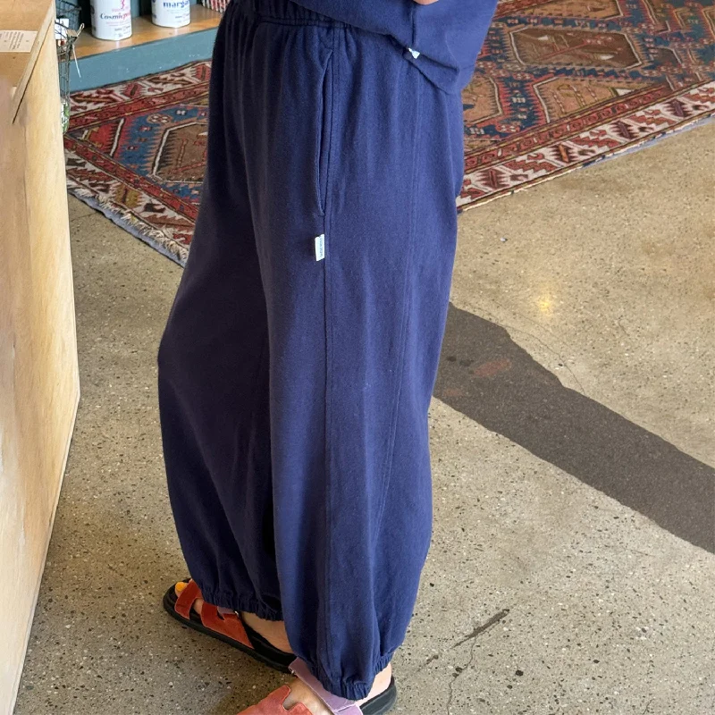 Womens Cotton Balloon pants - Midnight Modern Bootcut Pants