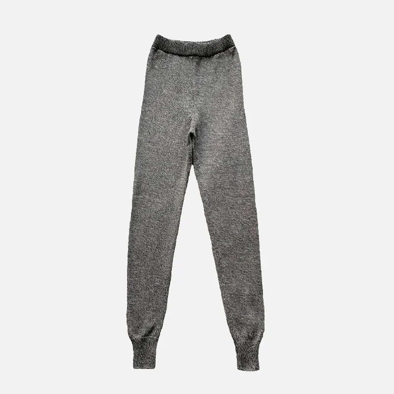 Womens Merino Wool Cerigos Pants - Morel Twist Trendy Work Pants