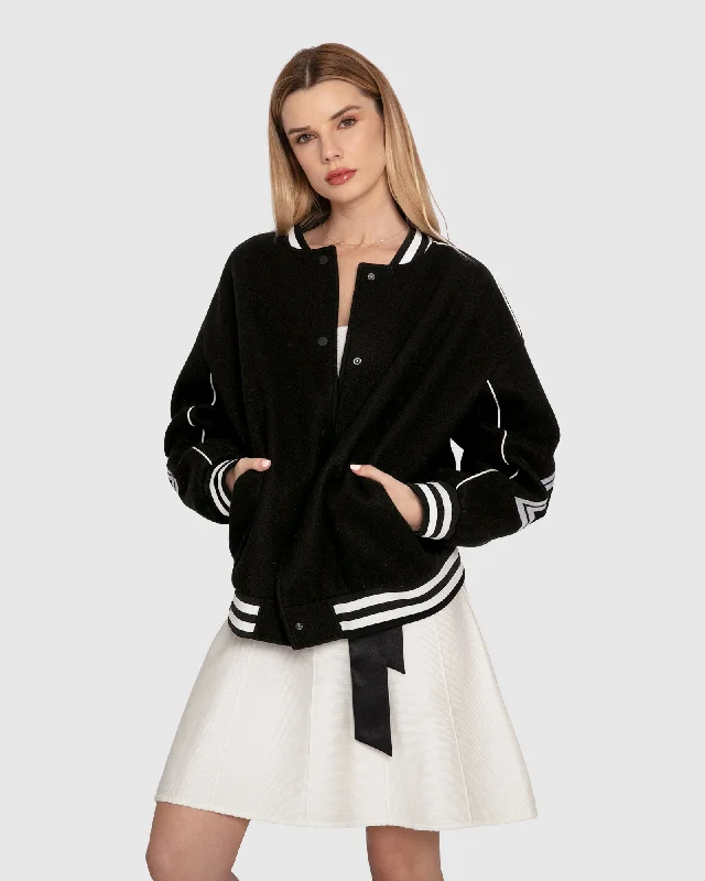 Hold Me Close Letterman Bomber