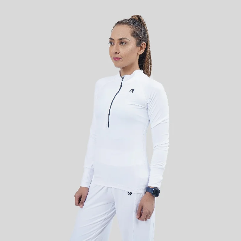 Infinity 1/2 Zip Jacket (White)