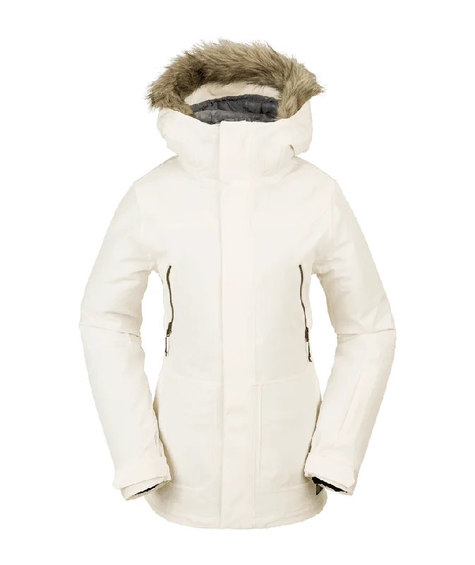 VOLCOM Women's Shadow Insulated Snowboard Jacket Moonbeam 2024