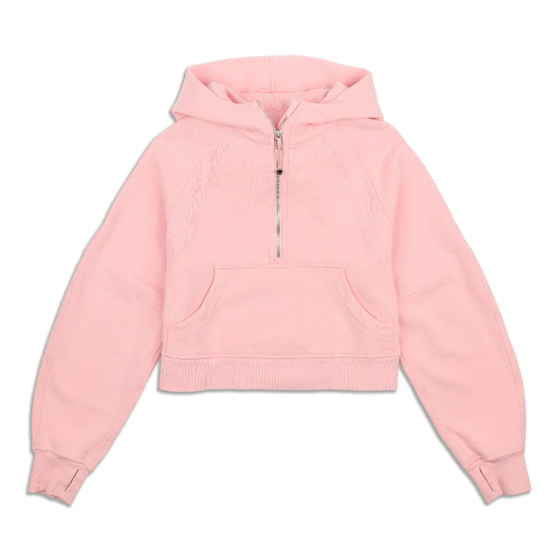 Scuba Oversized Half-Zip Hoodie